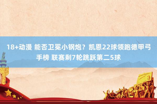18+动漫 能否卫冕小钢炮？凯恩22球领跑德甲弓手榜 联赛剩7轮跳跃第二5球
